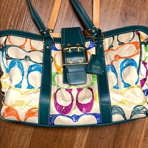 Coach purse used